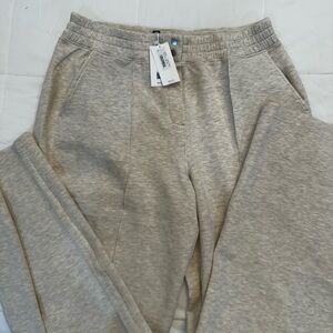 SPANX Women's Wide Leg Pants in Heather Cream